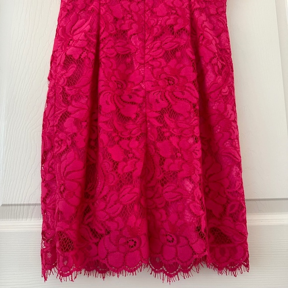 NBD Pink Lace Mini Dress - Picture 10 of 13